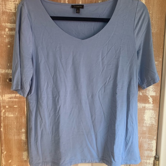 Light blue short sleeve Talbots t shirt - Picture 1 of 3